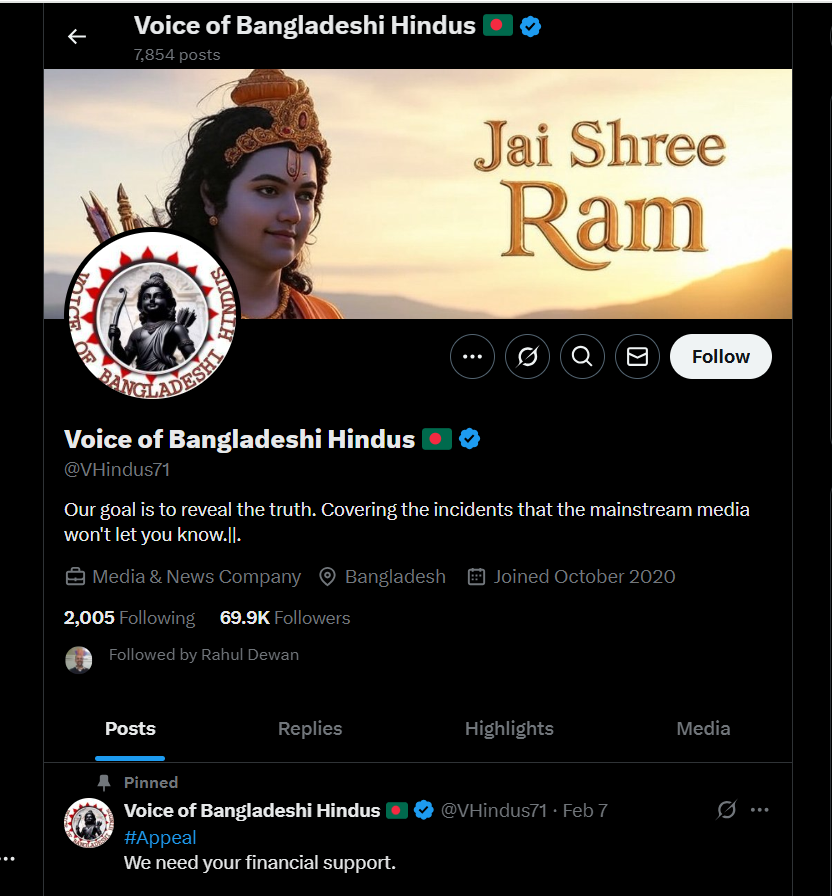 Voice of Bangladeshi Hindus